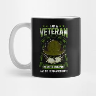 Veterans Oath Of Enlistment Military Gift Mug